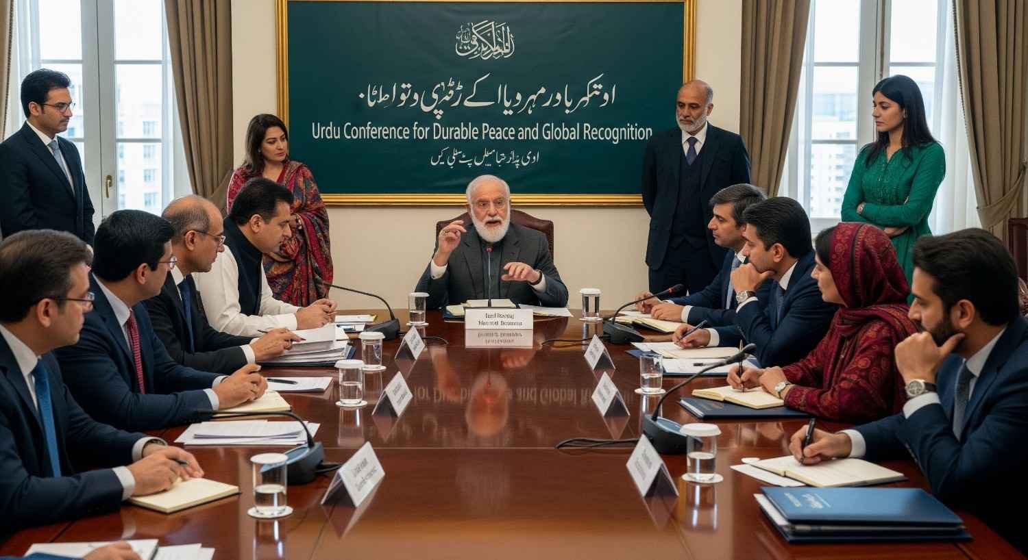 Urdu Conference Calls for Durable Peace and Global Recognition