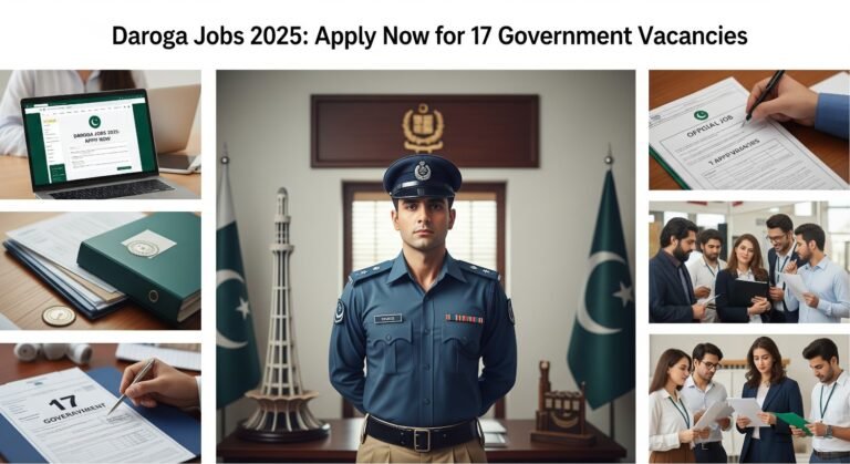 Daroga Jobs 2025: Apply Now for 17 Government Vacancies