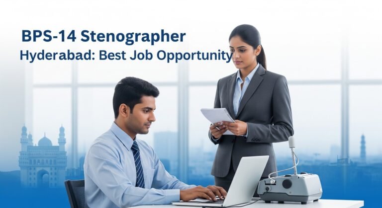 BPS-14 Stenographer Hyderabad: Best Job Opportunity