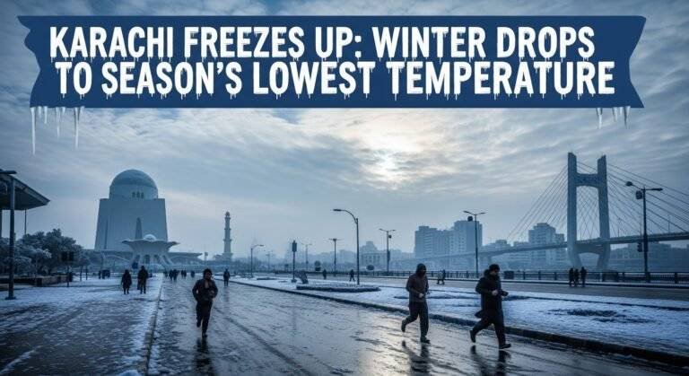 Karachi Freezes Up: Winter Drops to Season’s Lowest Temperature