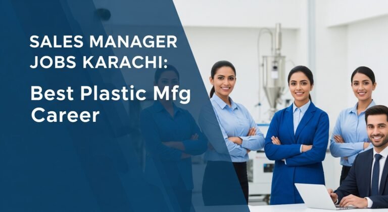 Sales Manager Jobs Karachi: Best Plastic Mfg Career