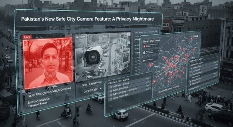 Pakistan’s New Safe City Camera Feature is a Privacy Nightmare