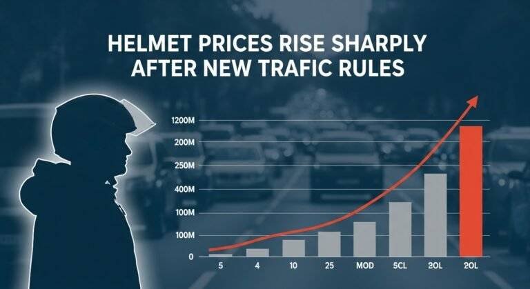 Helmet Prices Rise Sharply After New Traffic Rules