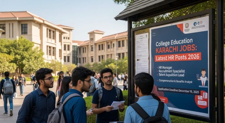 College Education Karachi Jobs: Latest HR Posts 2026