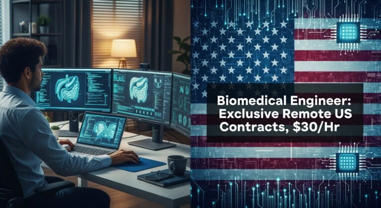 Biomedical Engineer: Exclusive Remote US Contracts, $30/Hr