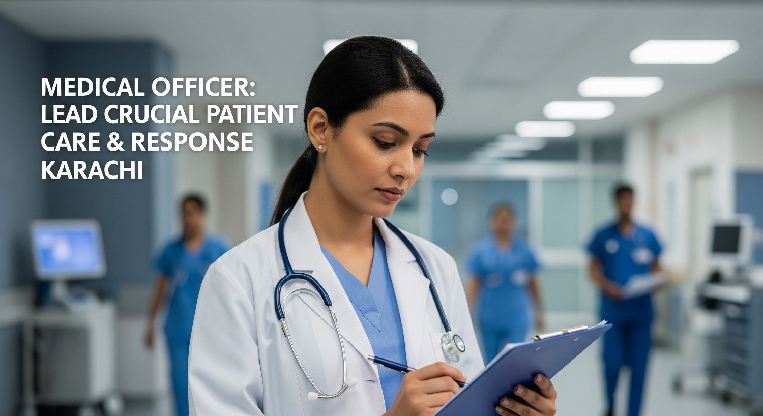 Medical Officer: Lead Crucial Patient Care & Response Karachi