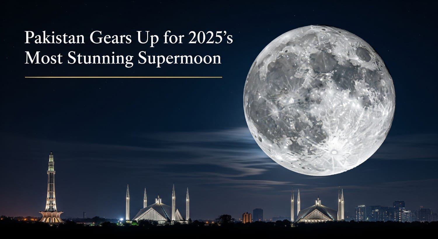Pakistan Gears Up for 2025’s Most Stunning Supermoon