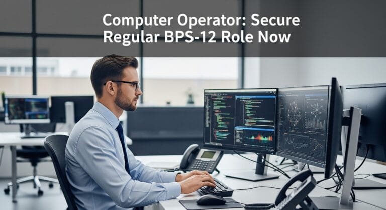 Computer Operator: Secure Regular BPS-12 Role Now