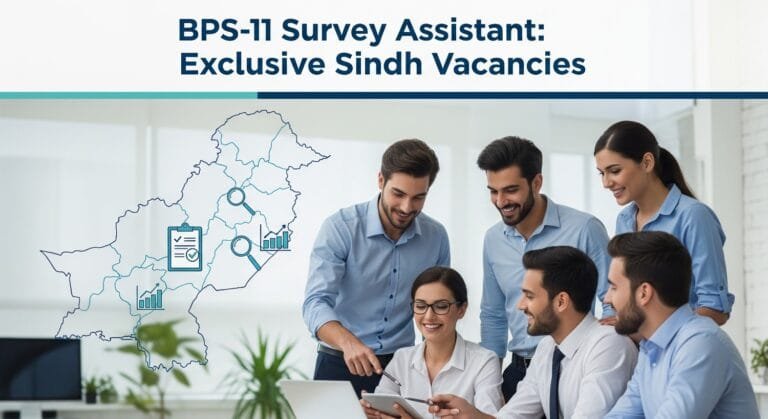 BPS-11 Survey Assistant: Exclusive Sindh Vacancies