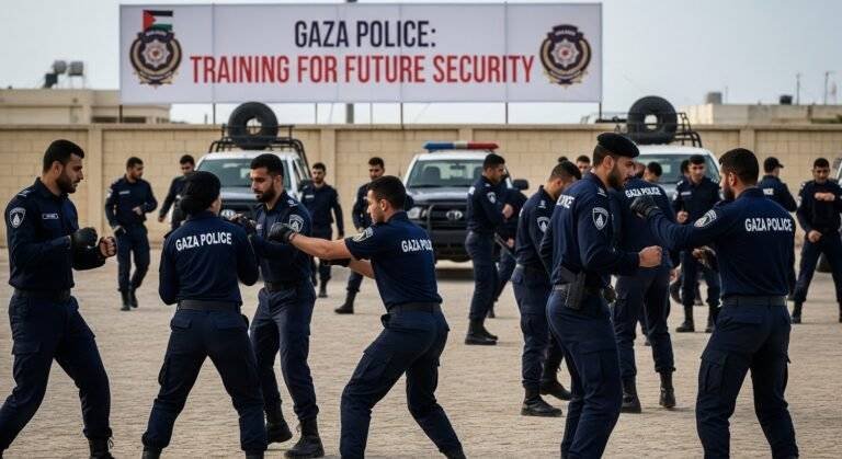 Gaza Police Training for Crucial Future Security