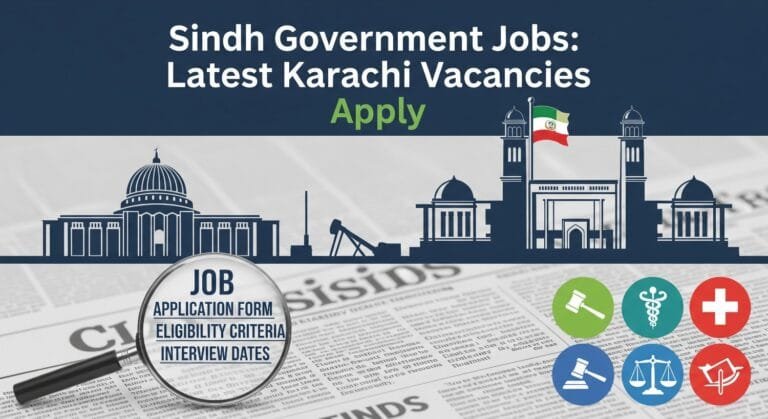 Sindh Government Jobs: Latest Karachi Vacancies Apply