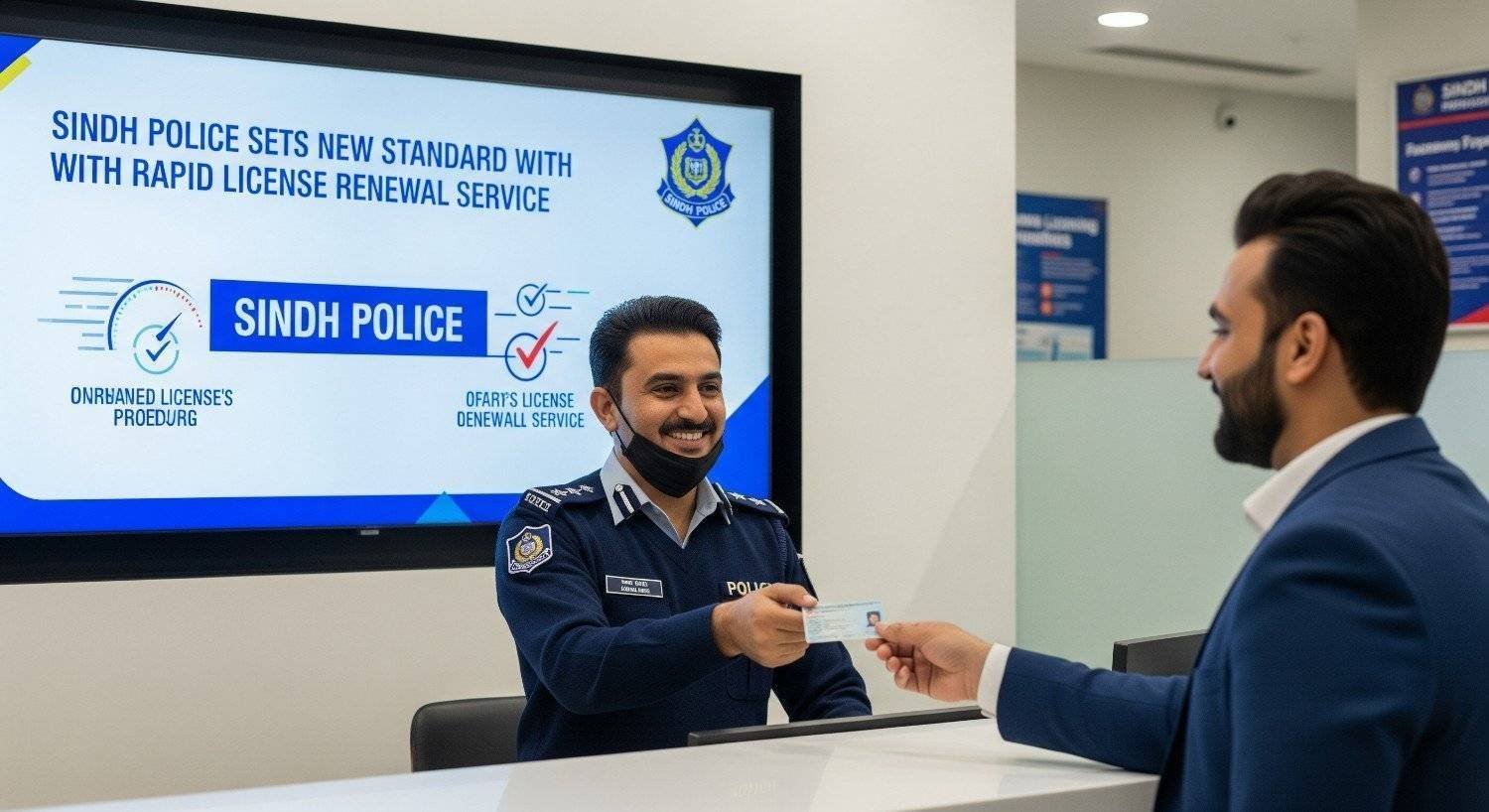 Sindh Police Sets New Standard with Rapid License Renewal Service