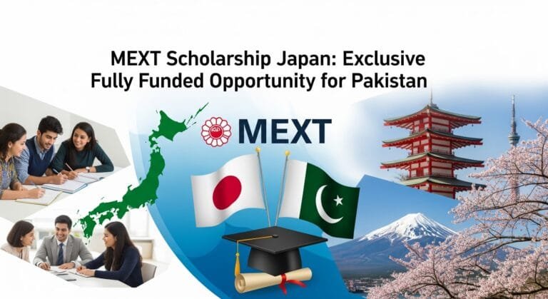MEXT Scholarship Japan: Exclusive Fully Funded Pakistan