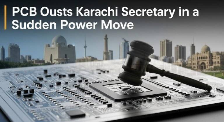 PCB Ousts Karachi Secretary in a Sudden Power Move