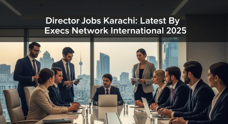 Director Jobs Karachi: Latest By Execs Network International 2025
