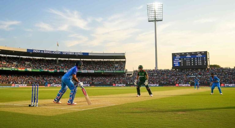 India vs Bangladesh Cricket Series to Be Played in September