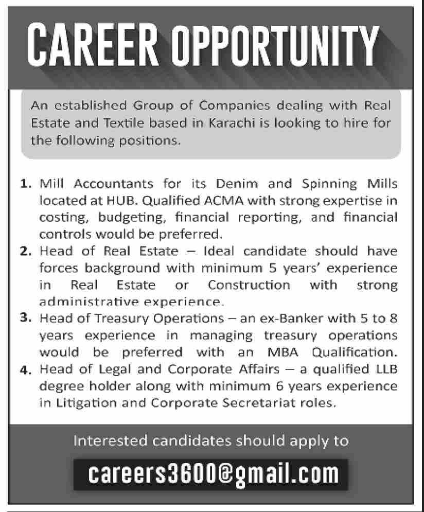 Karachi Private Jobs 2026: Best Real Estate & Legal Roles