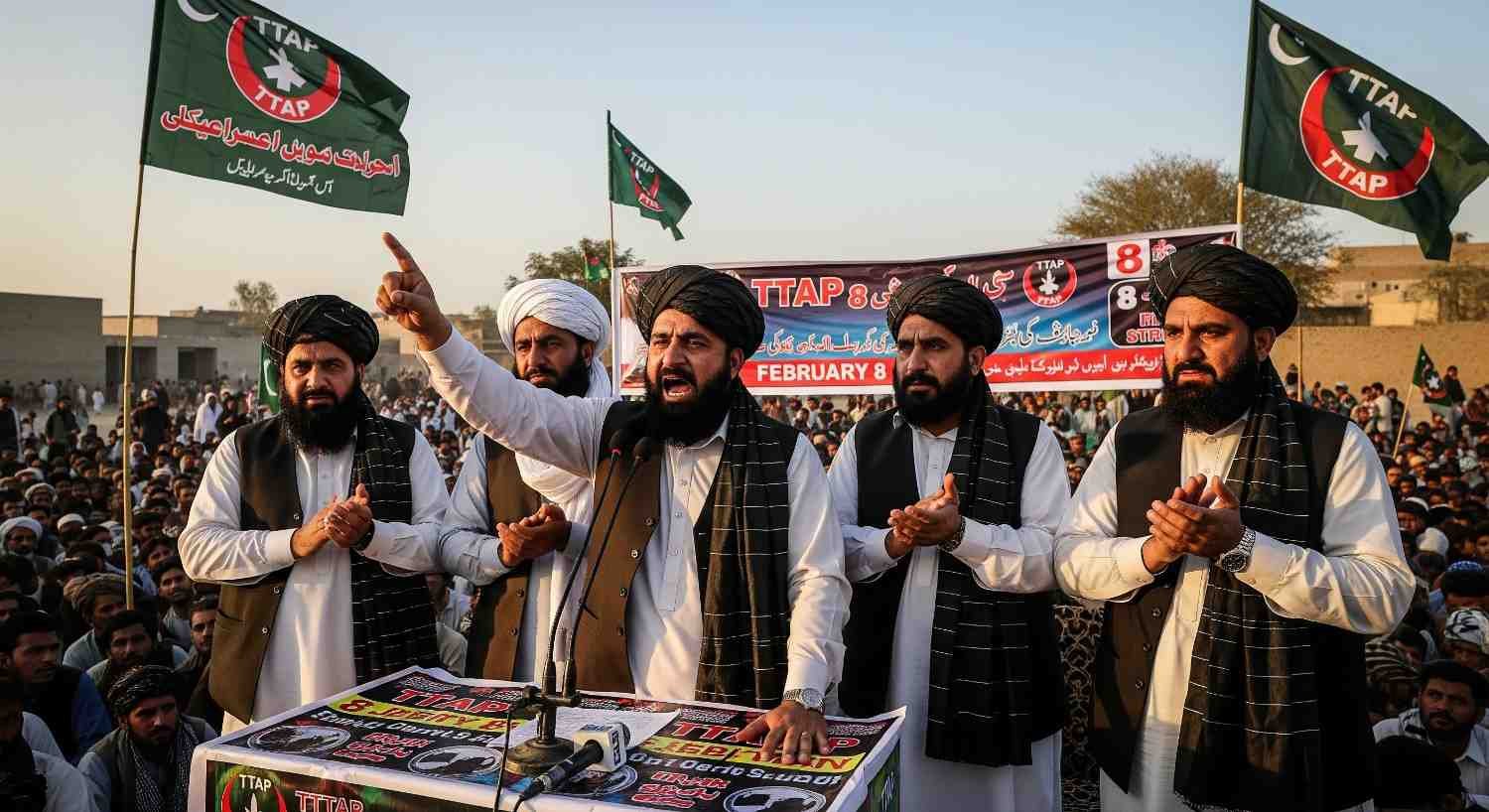 TTAP Leaders Ignite Powerful Sindh Feb 8 Strike Push