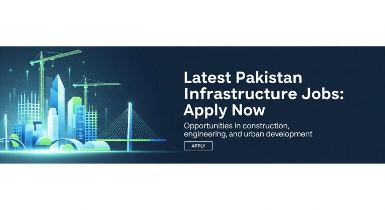 Latest Pakistan Infrastructure Jobs: Apply Now