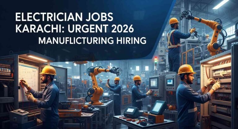 Electrician Jobs Karachi: Urgent 2026 Manufacturing Hiring