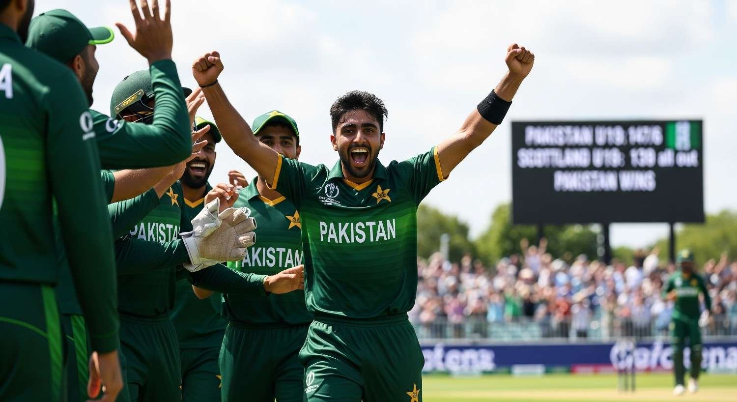 Pakistan U19 Victory: Ali Raza Stars, Beats Scotland