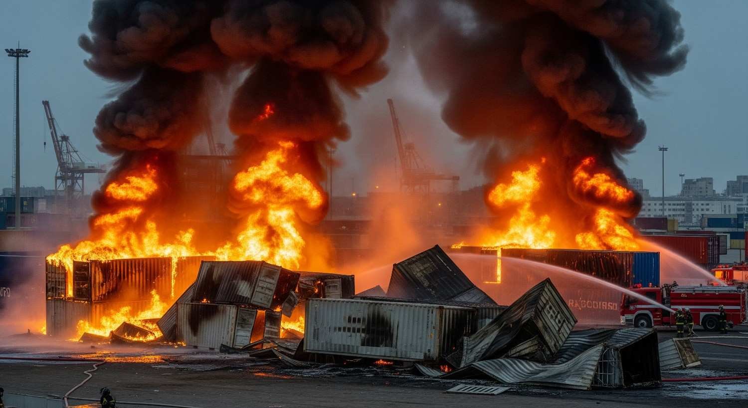 Karachi Port Fire: 20 Containers Destroyed in Huge Blaze