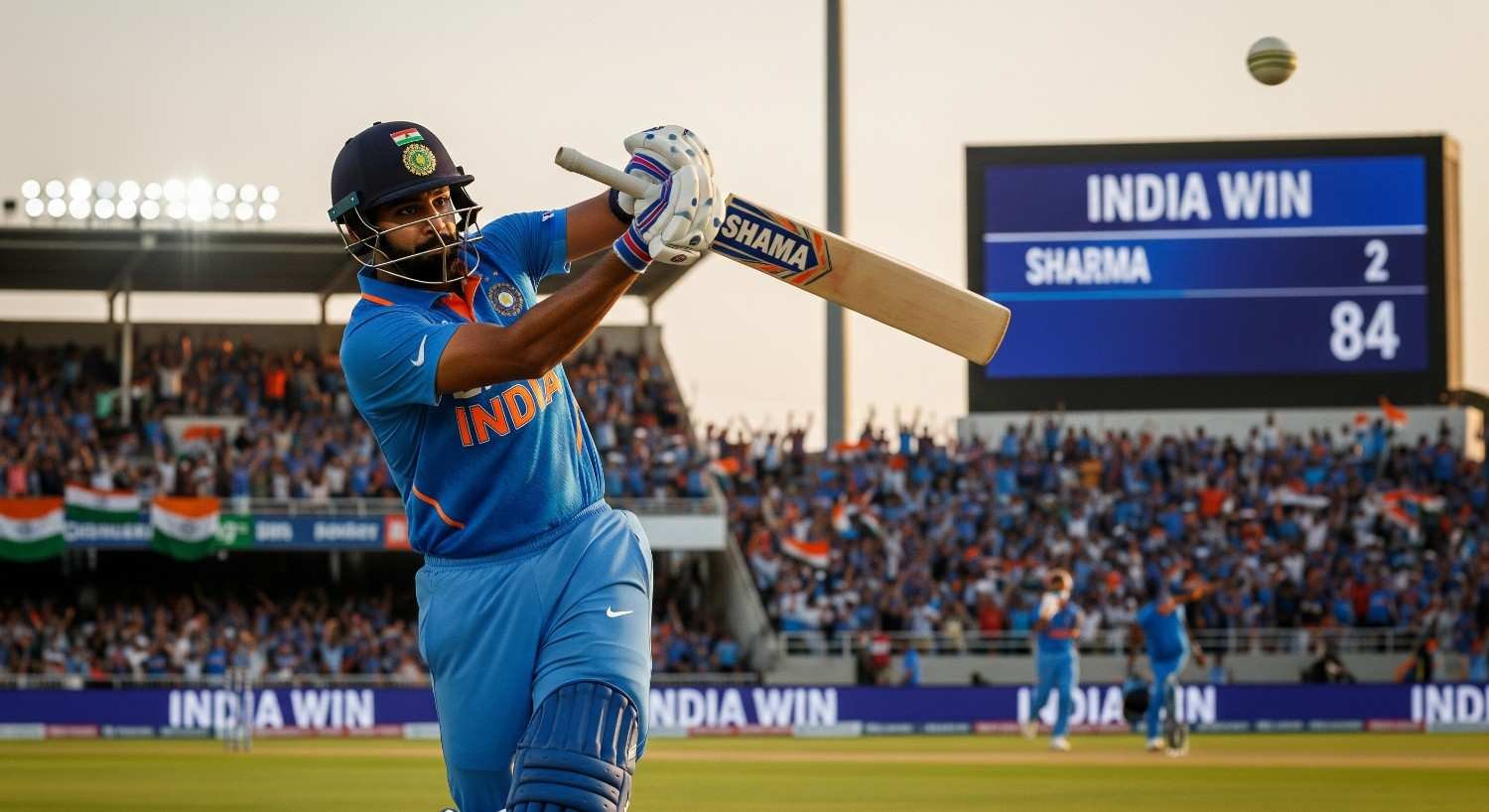 Abhishek Sharma Stunning 84 Fuels India Win