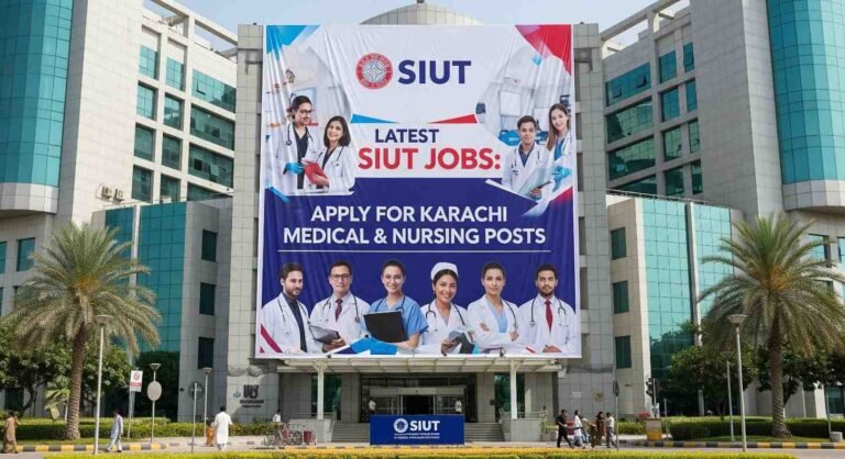 Latest SIUT Jobs: Apply for Karachi Medical & Nursing Posts