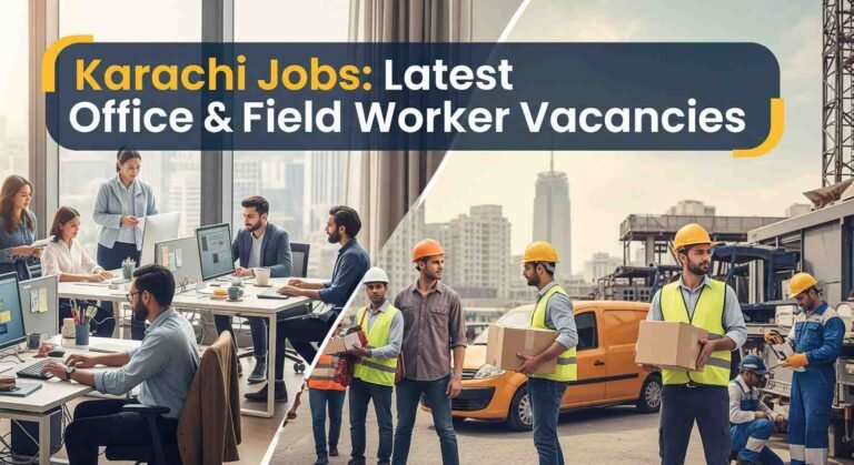 Karachi Jobs: Latest Office & Field Worker Vacancies