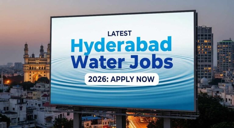 Latest Hyderabad Water Jobs 2026: Apply Now