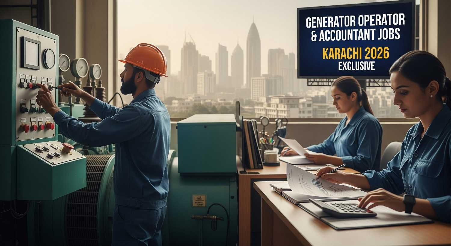 Generator Operator & Accountant Jobs Karachi 2026 Exclusive