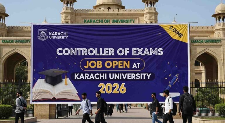 Controller of Exams Job Open at Karachi University 2026