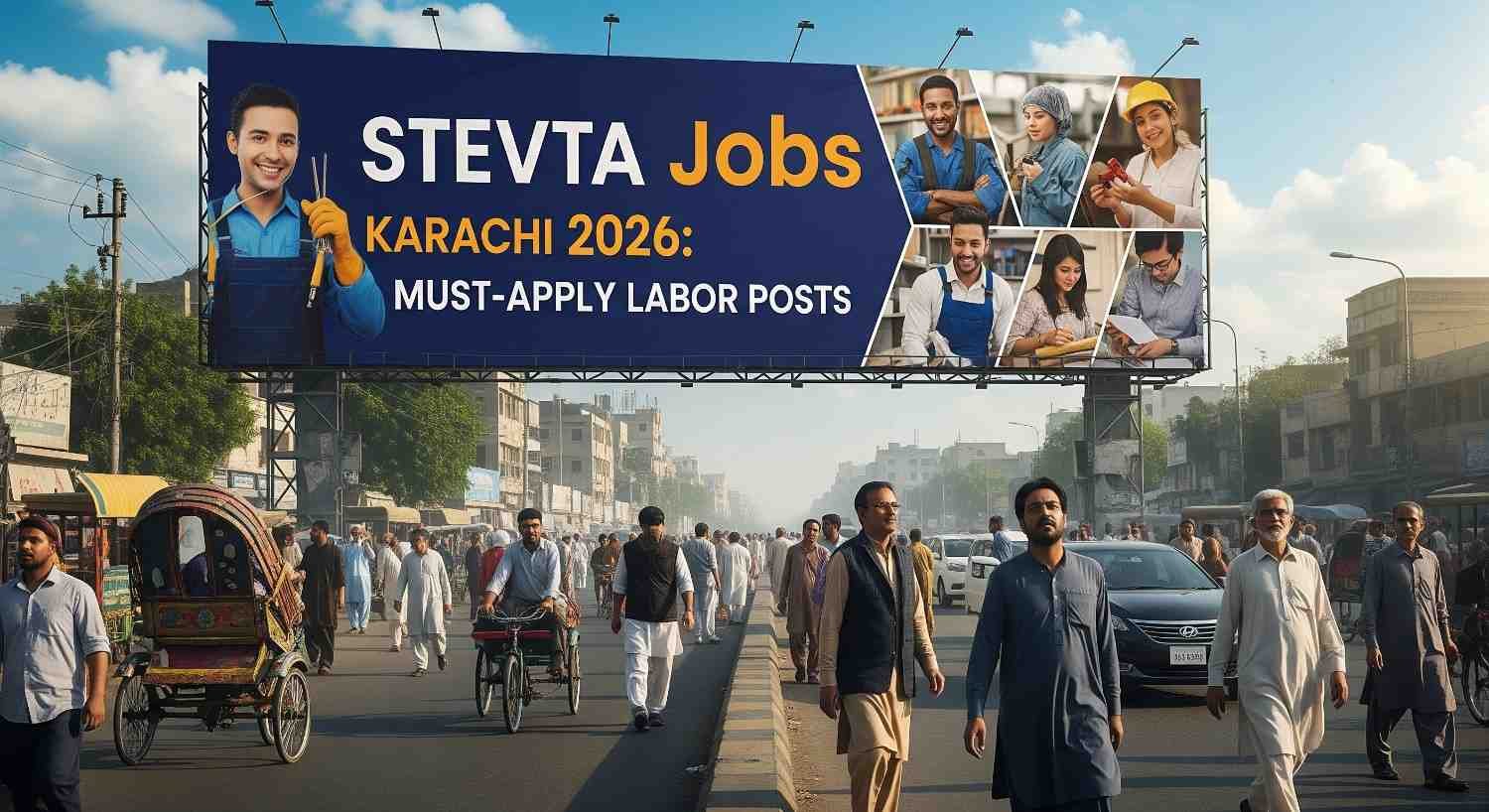 STEVTA Jobs Karachi 2026: Must-Apply Labor Posts