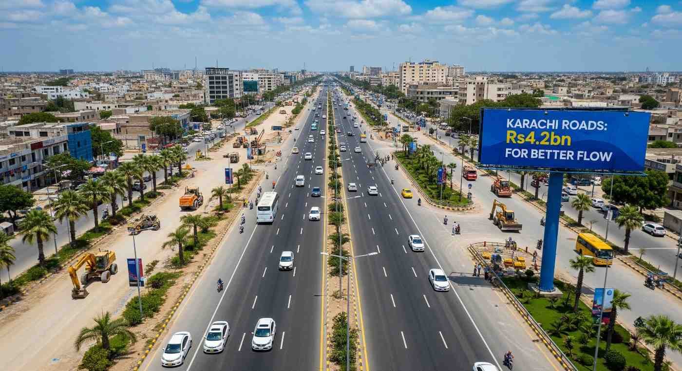 Karachi Roads: Massive Rs4.2bn Revamp for Better Flow