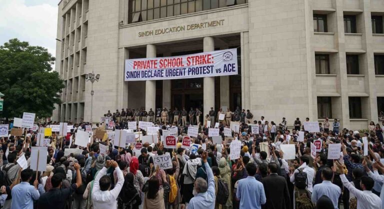 Private School Strike: Sindh Declares Urgent Protest vs ACE