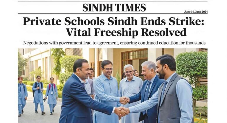 Private Schools Sindh Ends Strike: Vital Freeship Resolved