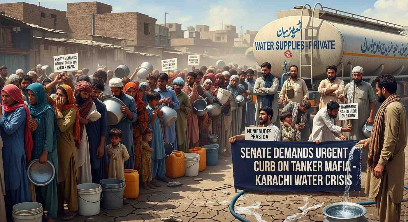 Karachi Water Supply: Senate Demands Urgent Tanker Mafia Curb