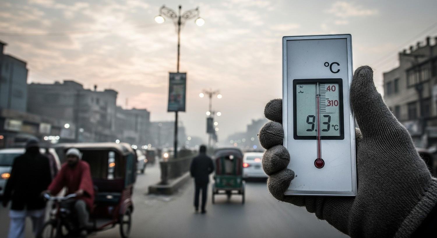 Karachi Cold Wave Brings Temperature Down to 9.3°C