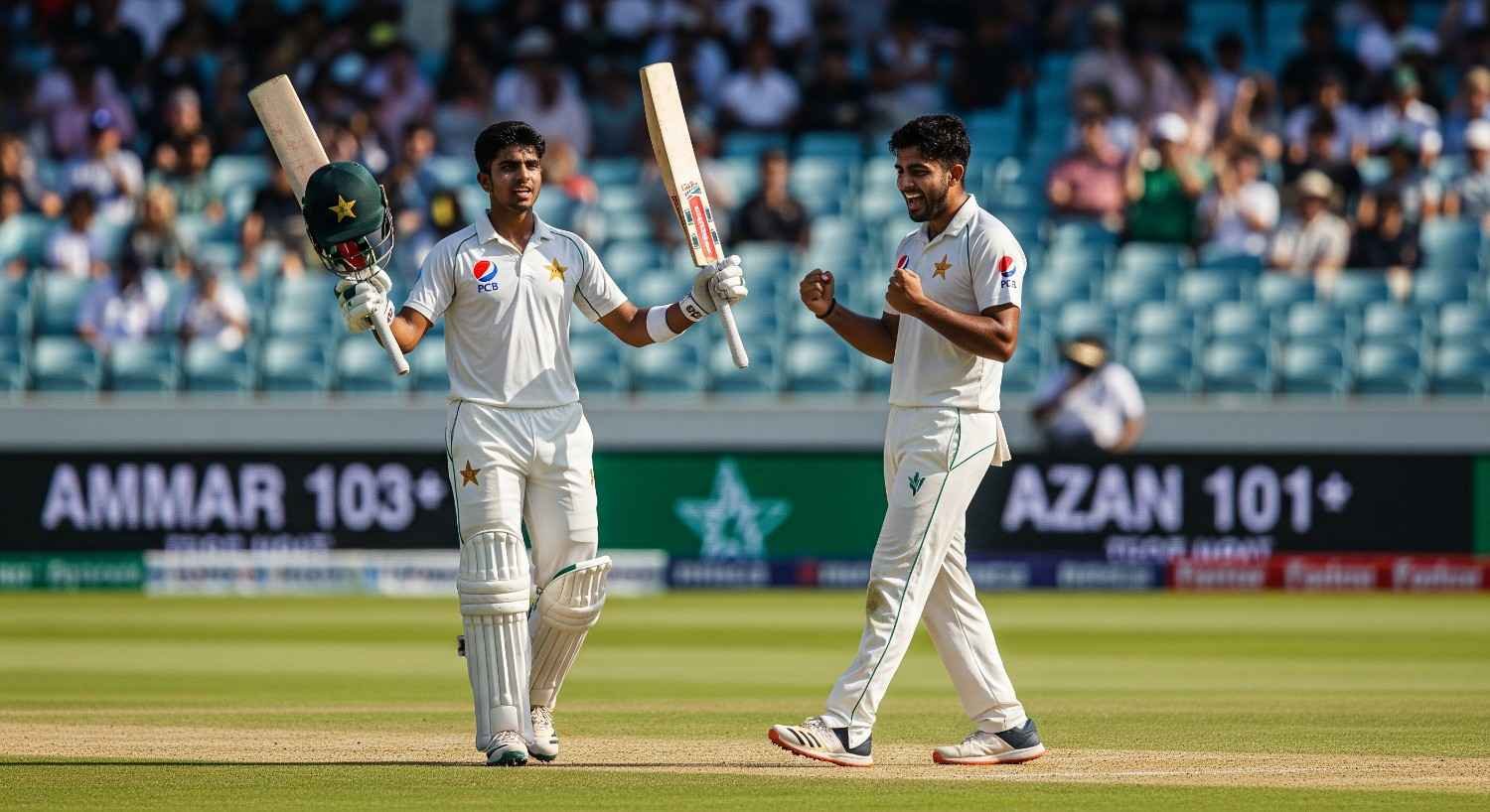 Ammar and Azan Shine With Centuries in President’s Trophy