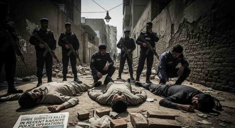Karachi Police Encounter Leaves Three Suspects Dead