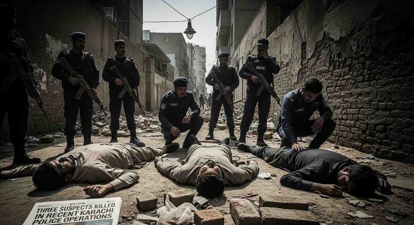Karachi Police Encounter Leaves Three Suspects Dead