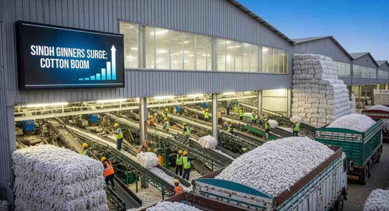 Sindh Ginners Surge: Historic Cotton Shift Drives Factory Boom