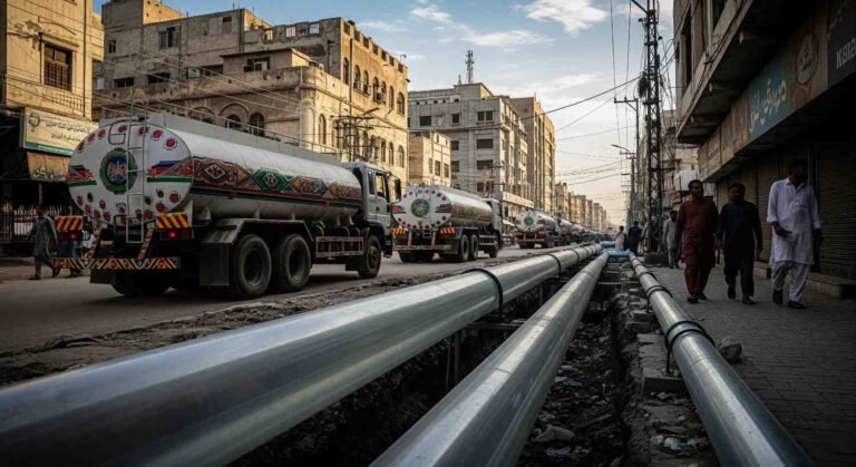 Karachi to Phase Out Water Tankers for Pipeline Supply