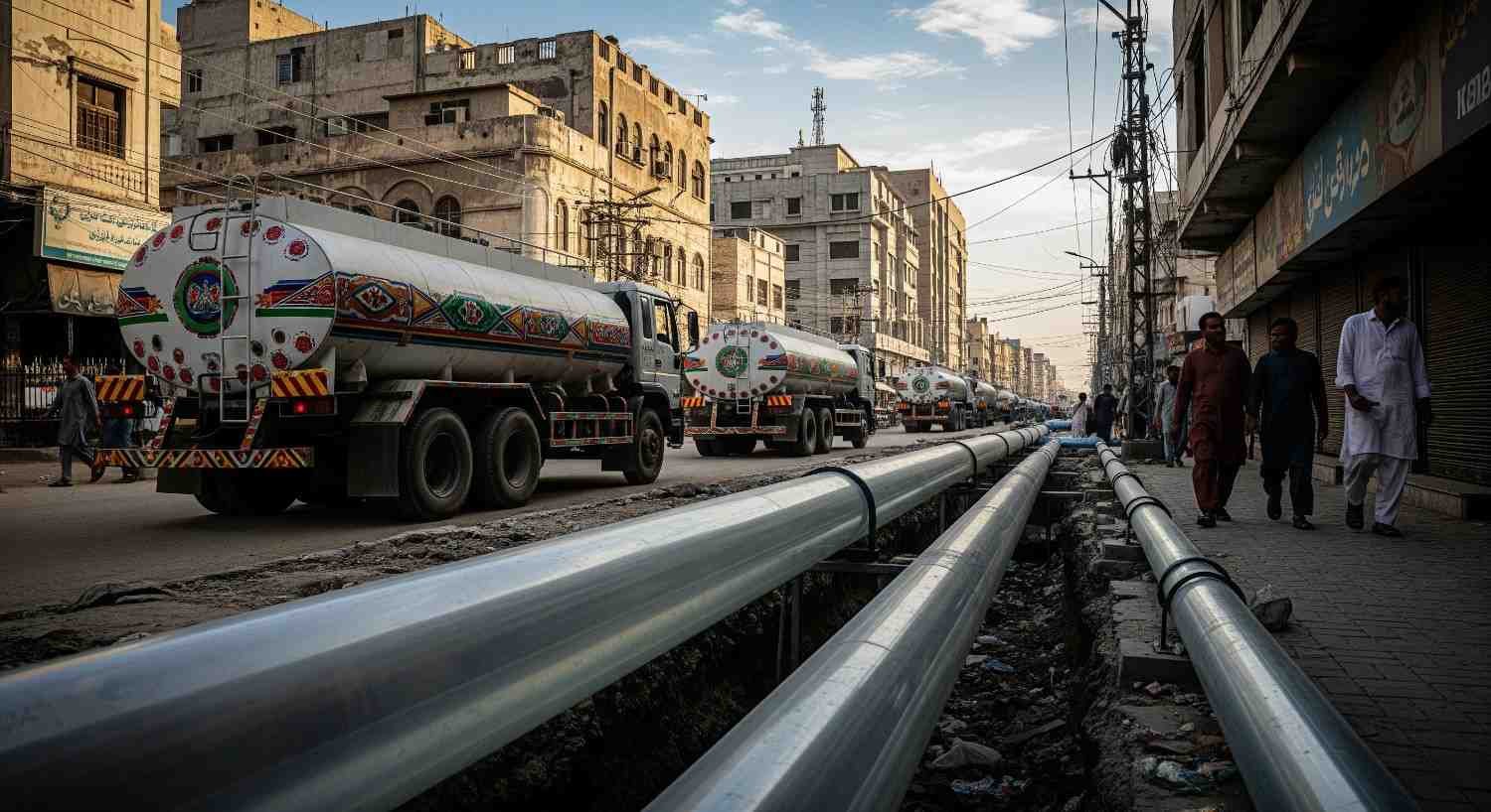 Karachi to Phase Out Water Tankers for Pipeline Supply