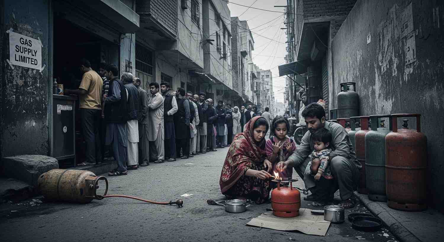 Karachi Reduced Gas Supply on Daily Life