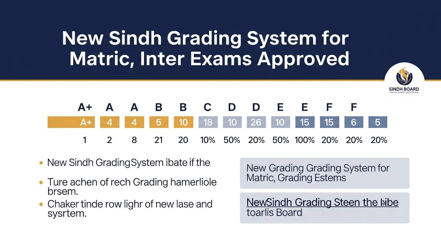 New Sindh Grading System for Matric, Inter Exams Approved