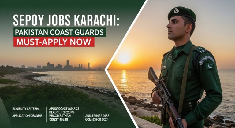 Sepoy Jobs Karachi: Pakistan Coast Guards Must-Apply Now