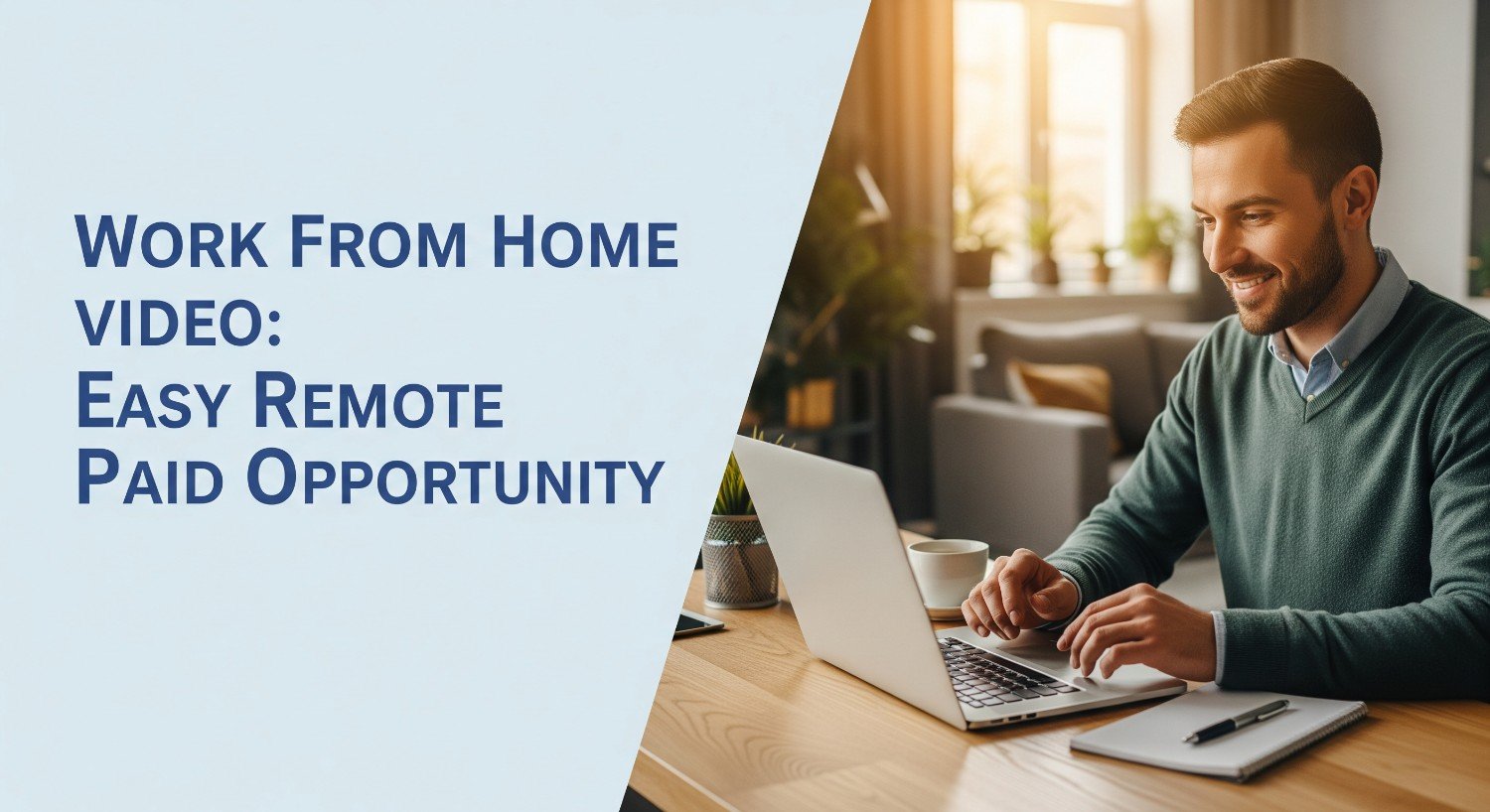 Work From Home Video: Easy Remote Paid Opportunity