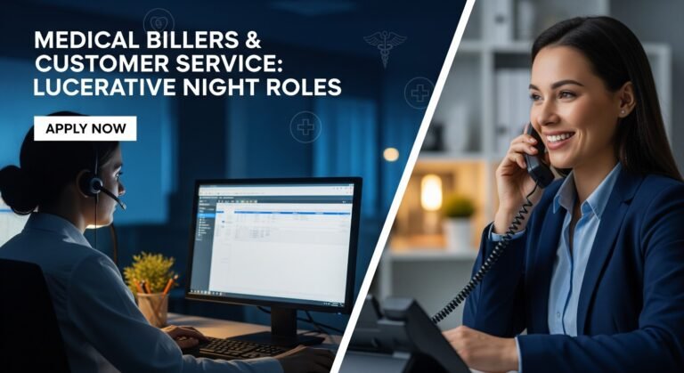 Medical Billers & Customer Service: Lucrative Night Roles Apply Now
