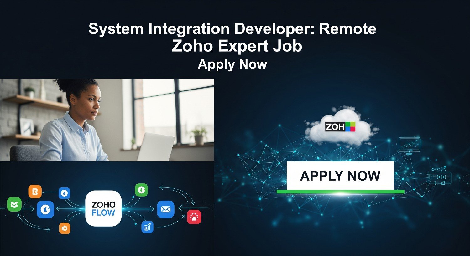 System Integration Developer: Remote Zoho Flow Expert Job Apply Now